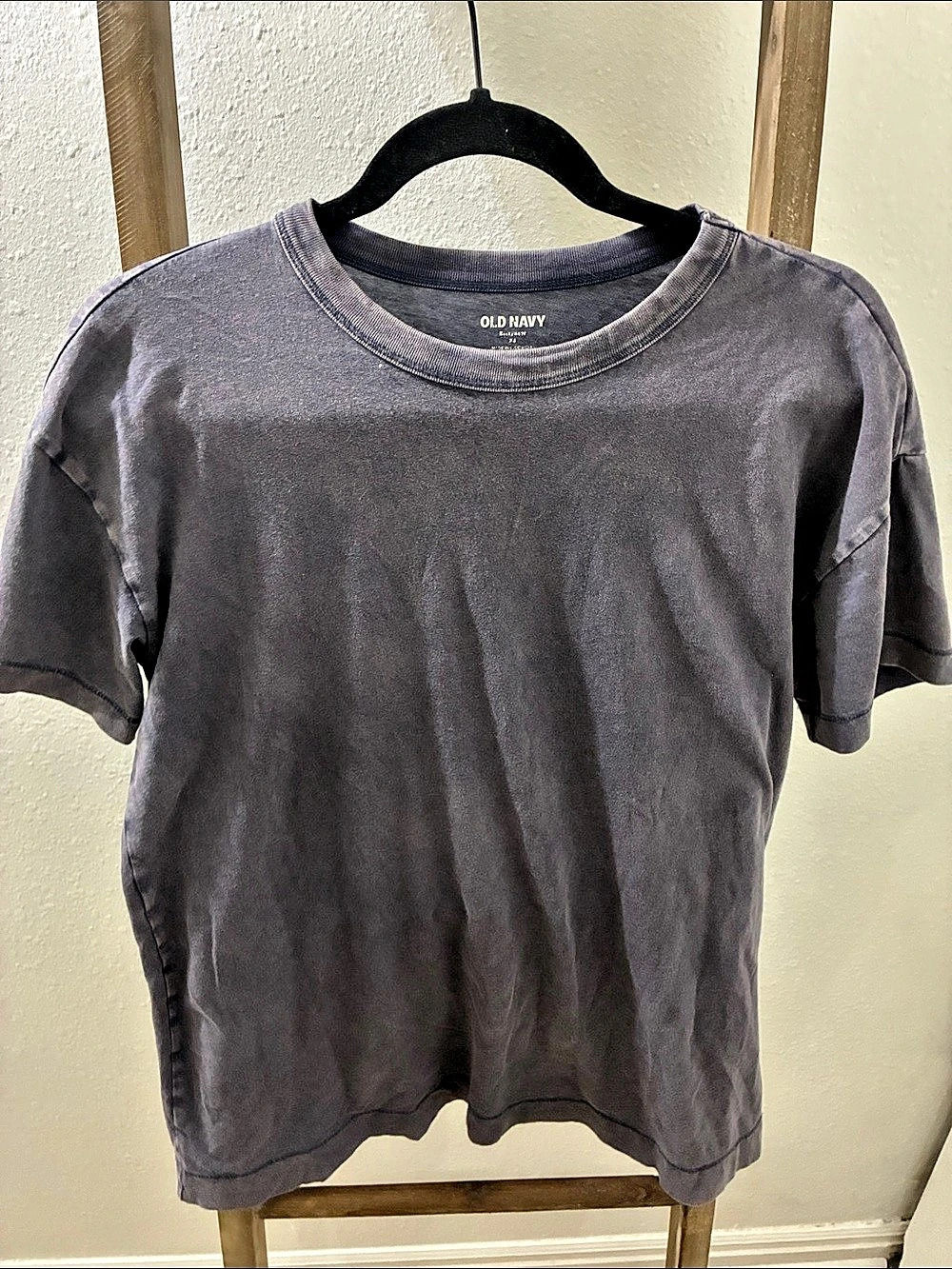 Old Navy EveryWear Short-Sleeve Tee Gray Medium
